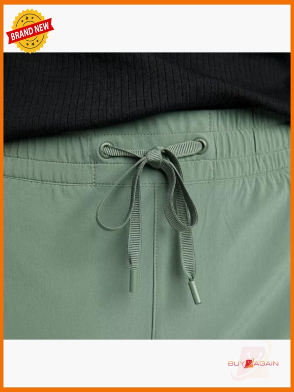 Wide Leg Crop Jogger Pants with UPF 50+ Sun Protection - Picture 3 of 4